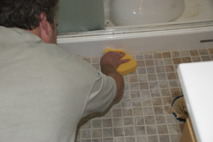 sponge cleaning
